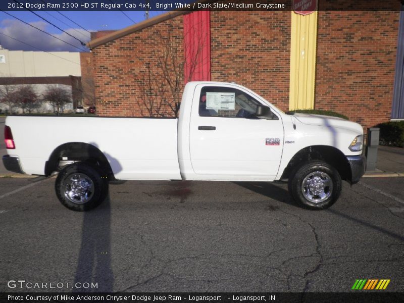 Bright White / Dark Slate/Medium Graystone 2012 Dodge Ram 2500 HD ST Regular Cab 4x4