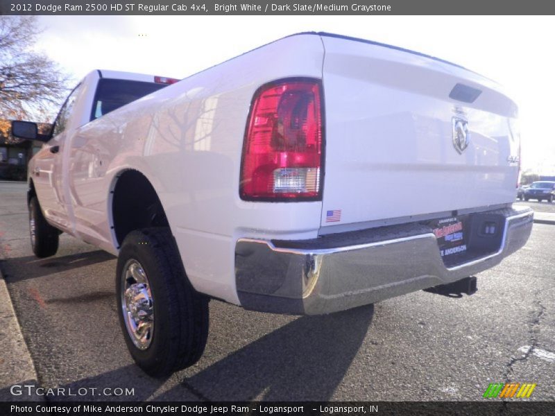 Bright White / Dark Slate/Medium Graystone 2012 Dodge Ram 2500 HD ST Regular Cab 4x4