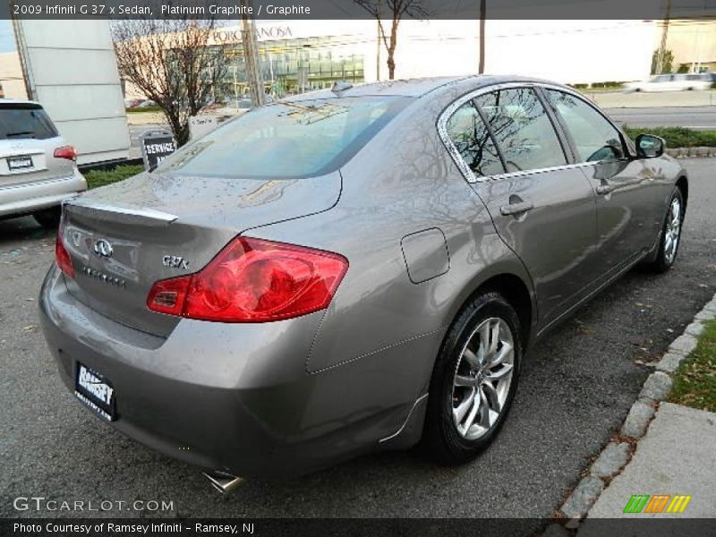 Platinum Graphite / Graphite 2009 Infiniti G 37 x Sedan