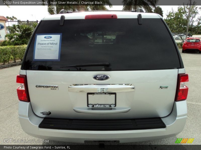 Ingot Silver Metallic / Charcoal Black 2010 Ford Expedition Limited