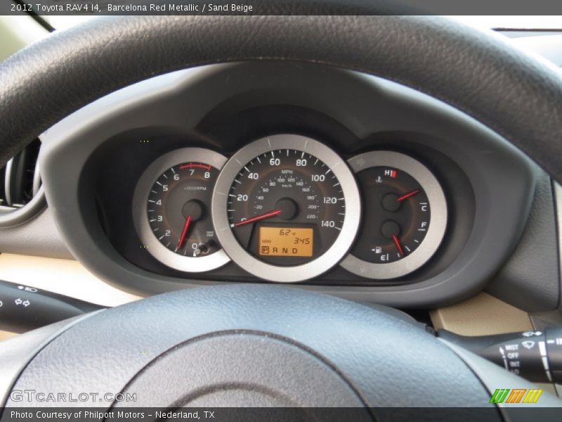 Barcelona Red Metallic / Sand Beige 2012 Toyota RAV4 I4