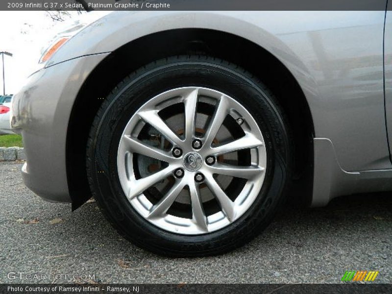 Platinum Graphite / Graphite 2009 Infiniti G 37 x Sedan