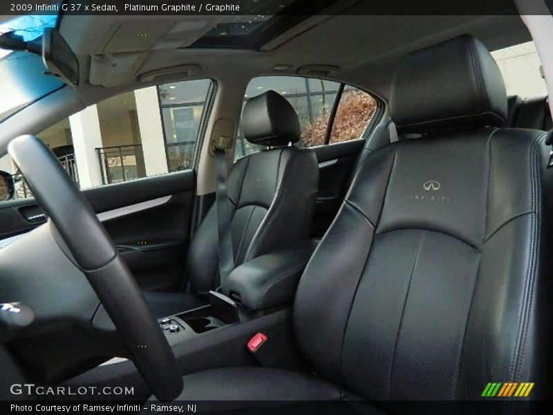 Platinum Graphite / Graphite 2009 Infiniti G 37 x Sedan