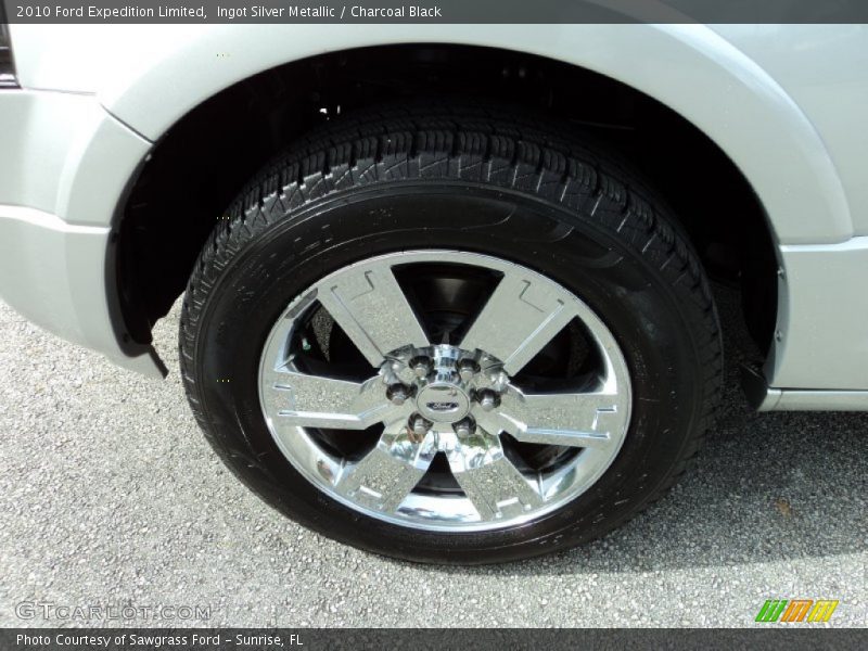 Ingot Silver Metallic / Charcoal Black 2010 Ford Expedition Limited
