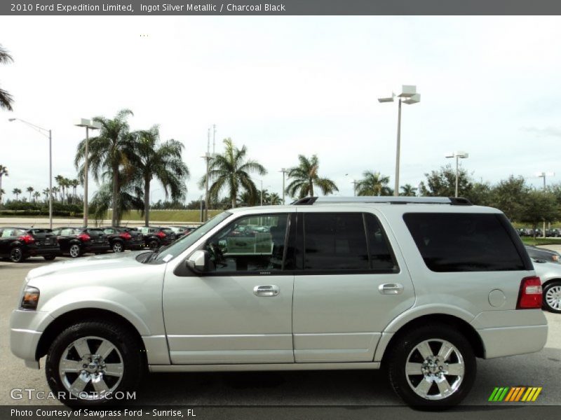 Ingot Silver Metallic / Charcoal Black 2010 Ford Expedition Limited