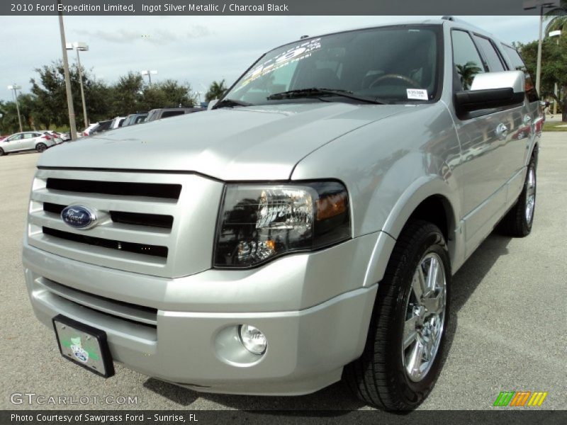 Ingot Silver Metallic / Charcoal Black 2010 Ford Expedition Limited