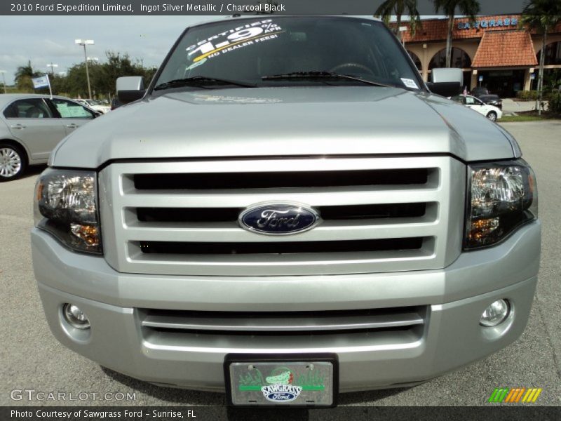 Ingot Silver Metallic / Charcoal Black 2010 Ford Expedition Limited