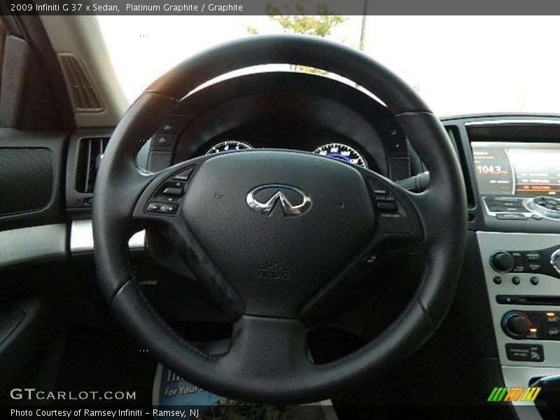 Platinum Graphite / Graphite 2009 Infiniti G 37 x Sedan