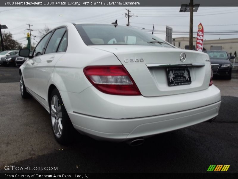 Arctic White / Savanna/Cashmere 2008 Mercedes-Benz C 300 4Matic Luxury