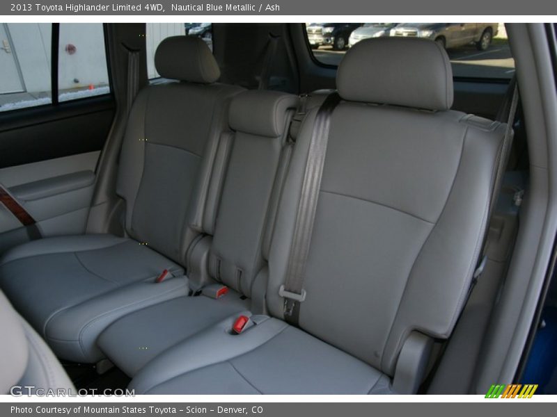 Nautical Blue Metallic / Ash 2013 Toyota Highlander Limited 4WD
