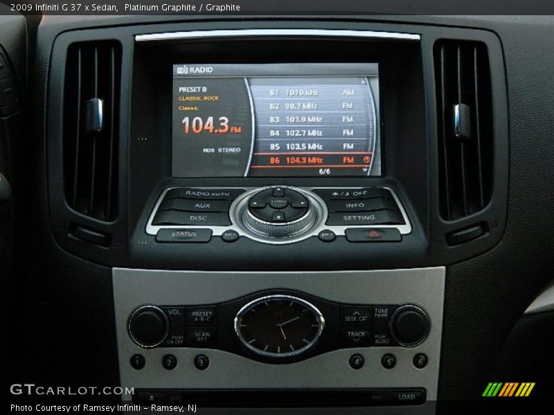 Platinum Graphite / Graphite 2009 Infiniti G 37 x Sedan