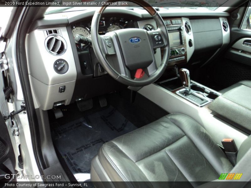 Ingot Silver Metallic / Charcoal Black 2010 Ford Expedition Limited