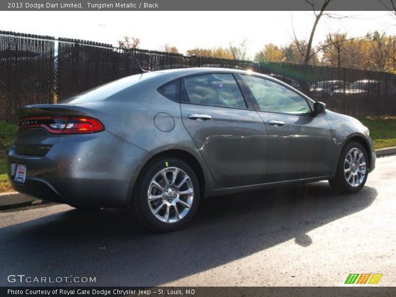 Tungsten Metallic / Black 2013 Dodge Dart Limited