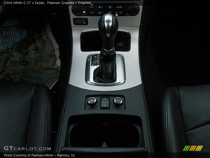 Platinum Graphite / Graphite 2009 Infiniti G 37 x Sedan