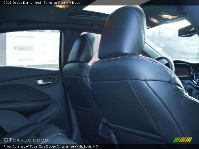 Tungsten Metallic / Black 2013 Dodge Dart Limited