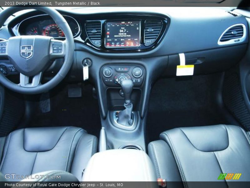 Tungsten Metallic / Black 2013 Dodge Dart Limited