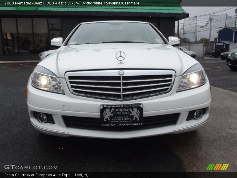 Arctic White / Savanna/Cashmere 2008 Mercedes-Benz C 300 4Matic Luxury