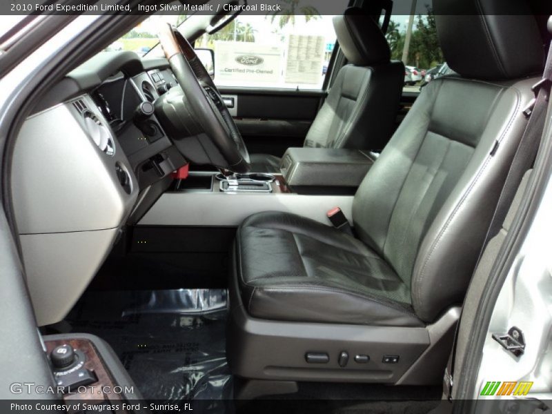 Ingot Silver Metallic / Charcoal Black 2010 Ford Expedition Limited