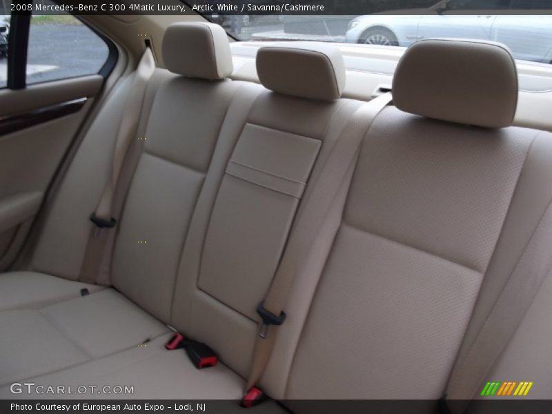 Arctic White / Savanna/Cashmere 2008 Mercedes-Benz C 300 4Matic Luxury