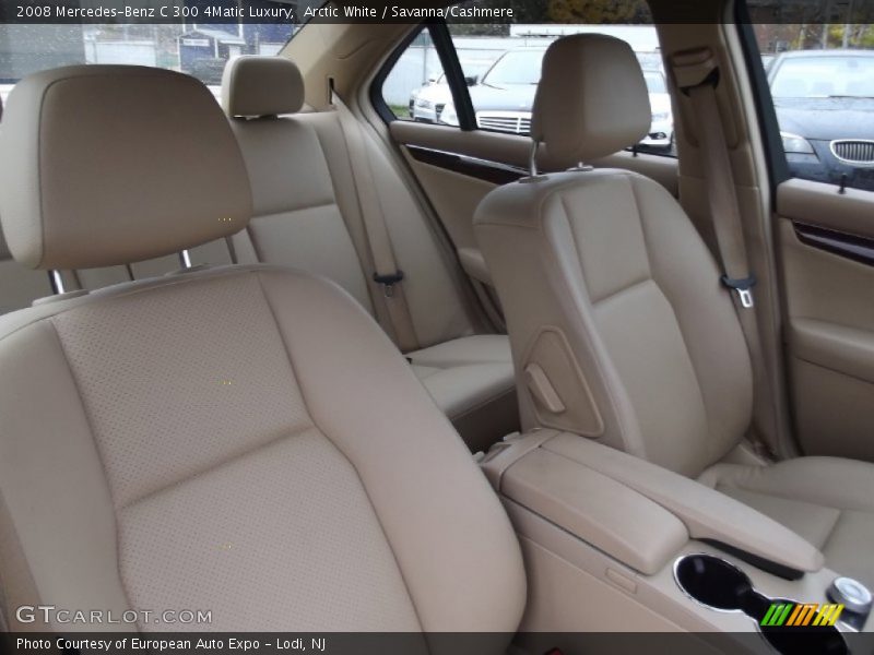 Arctic White / Savanna/Cashmere 2008 Mercedes-Benz C 300 4Matic Luxury