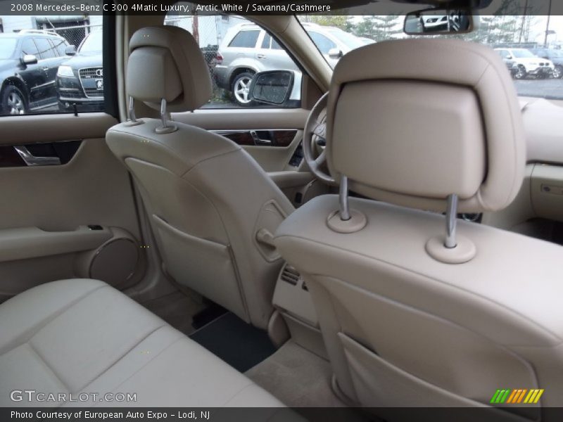 Arctic White / Savanna/Cashmere 2008 Mercedes-Benz C 300 4Matic Luxury