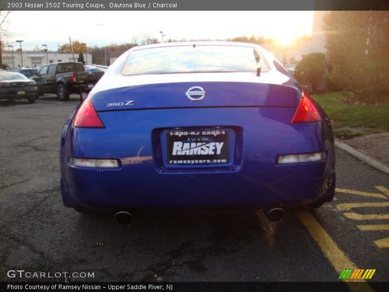 Daytona Blue / Charcoal 2003 Nissan 350Z Touring Coupe