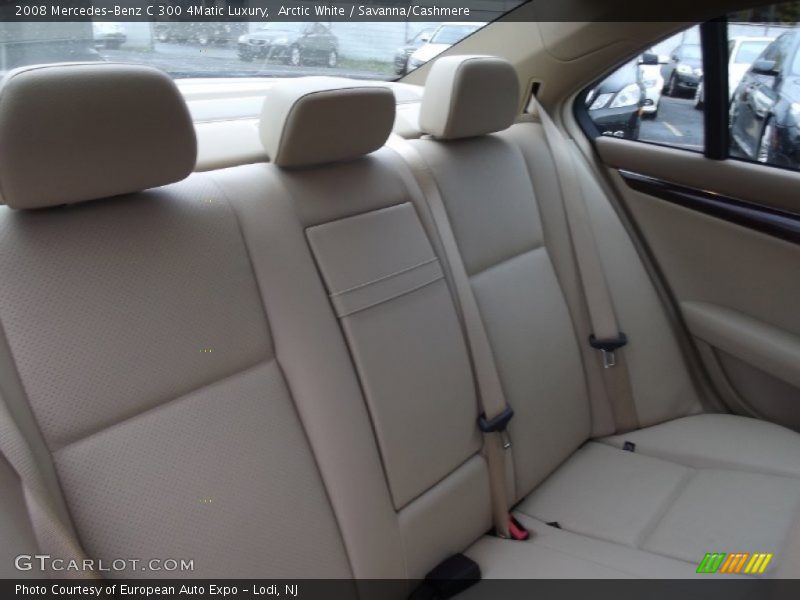 Arctic White / Savanna/Cashmere 2008 Mercedes-Benz C 300 4Matic Luxury