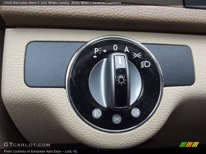 Arctic White / Savanna/Cashmere 2008 Mercedes-Benz C 300 4Matic Luxury