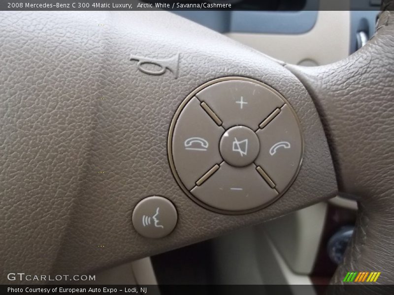 Arctic White / Savanna/Cashmere 2008 Mercedes-Benz C 300 4Matic Luxury