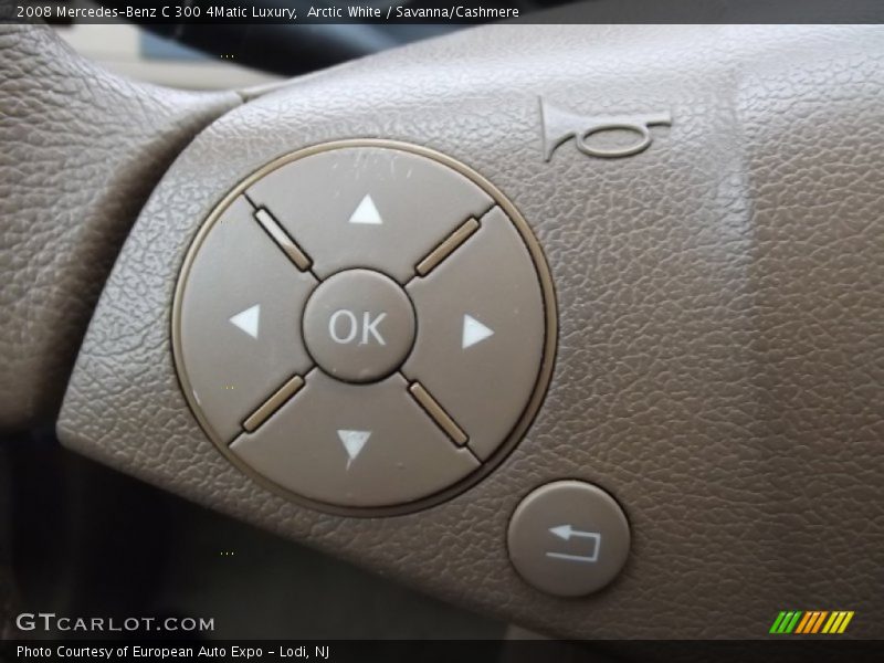 Arctic White / Savanna/Cashmere 2008 Mercedes-Benz C 300 4Matic Luxury