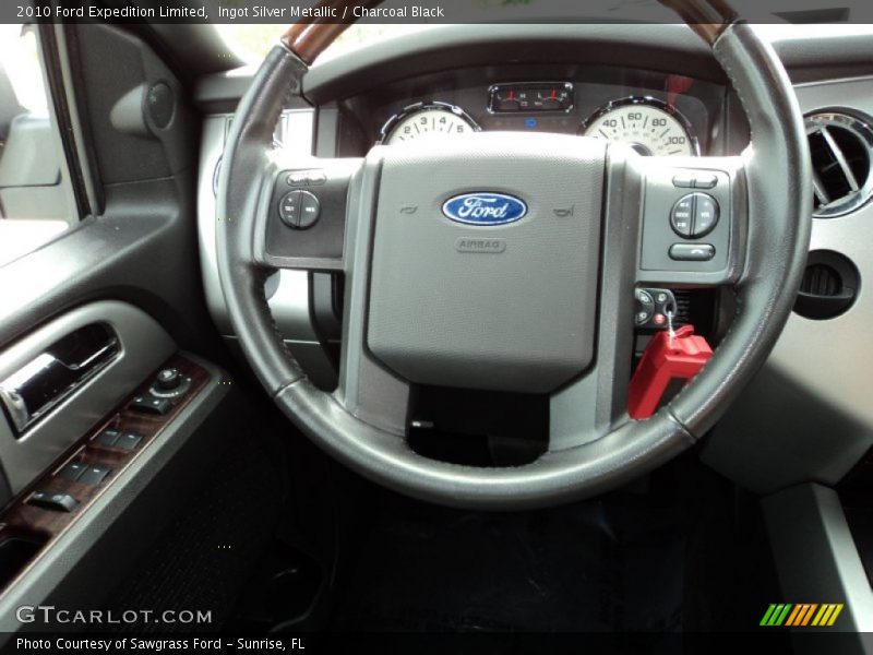 Ingot Silver Metallic / Charcoal Black 2010 Ford Expedition Limited