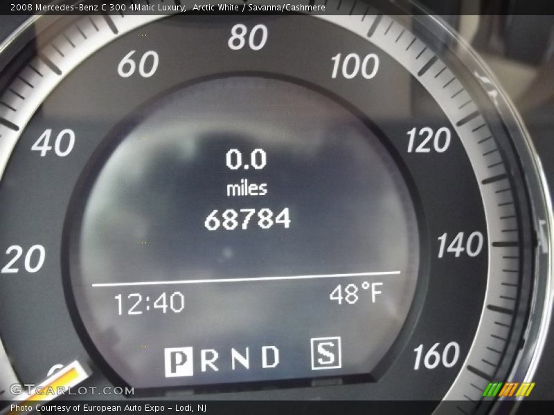 Arctic White / Savanna/Cashmere 2008 Mercedes-Benz C 300 4Matic Luxury