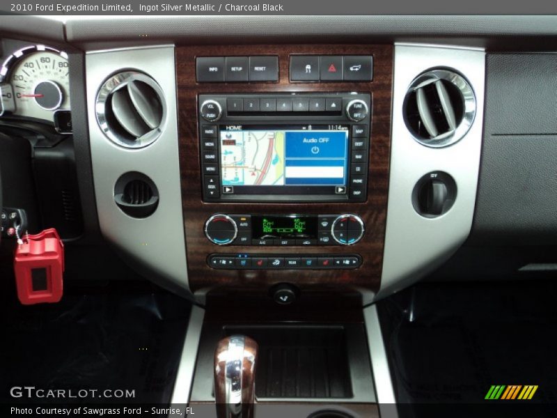Ingot Silver Metallic / Charcoal Black 2010 Ford Expedition Limited