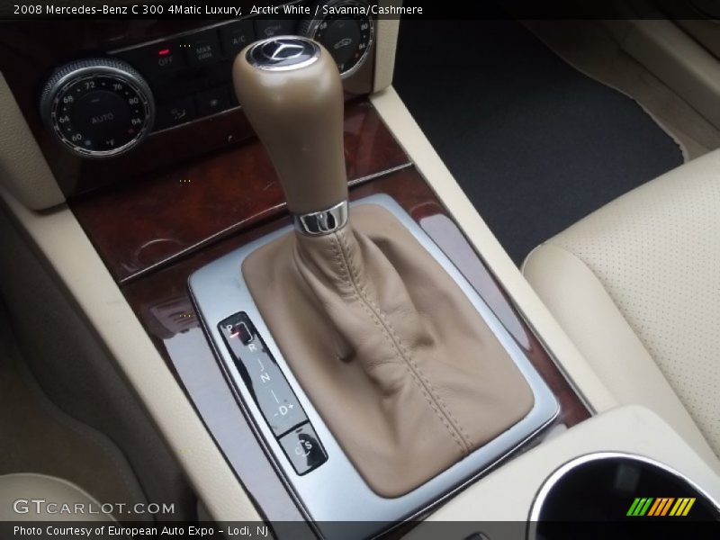 Arctic White / Savanna/Cashmere 2008 Mercedes-Benz C 300 4Matic Luxury