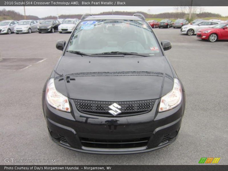 Black Pearl Metallic / Black 2010 Suzuki SX4 Crossover Technology AWD