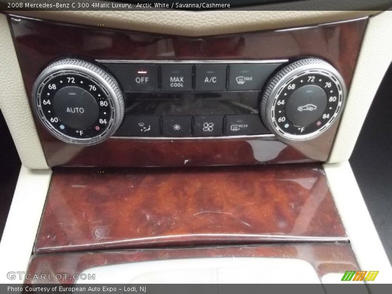 Arctic White / Savanna/Cashmere 2008 Mercedes-Benz C 300 4Matic Luxury