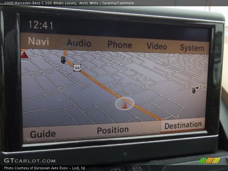 Arctic White / Savanna/Cashmere 2008 Mercedes-Benz C 300 4Matic Luxury