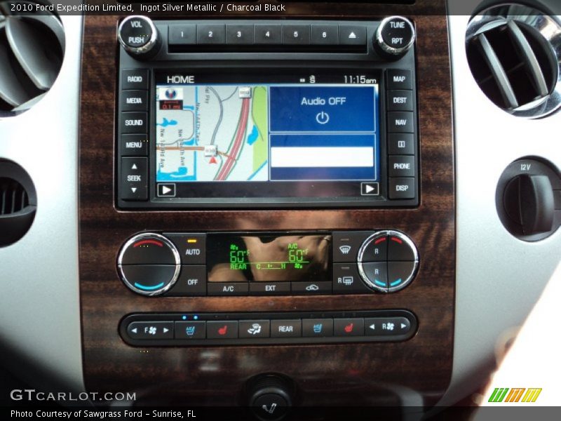 Ingot Silver Metallic / Charcoal Black 2010 Ford Expedition Limited