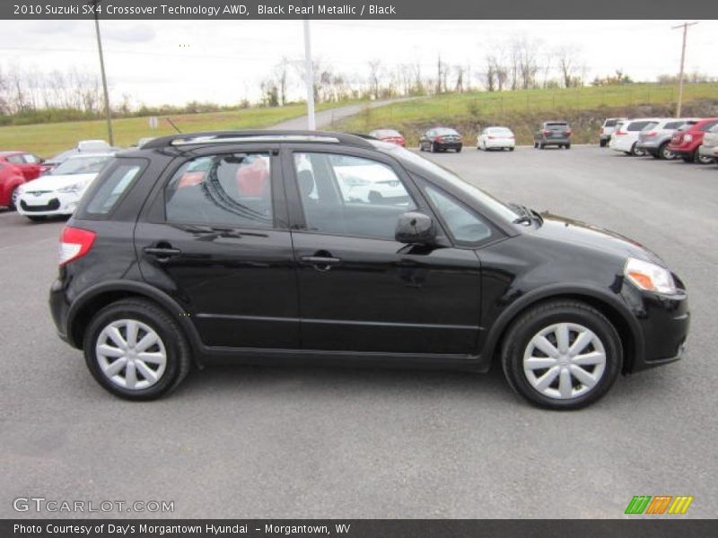 Black Pearl Metallic / Black 2010 Suzuki SX4 Crossover Technology AWD