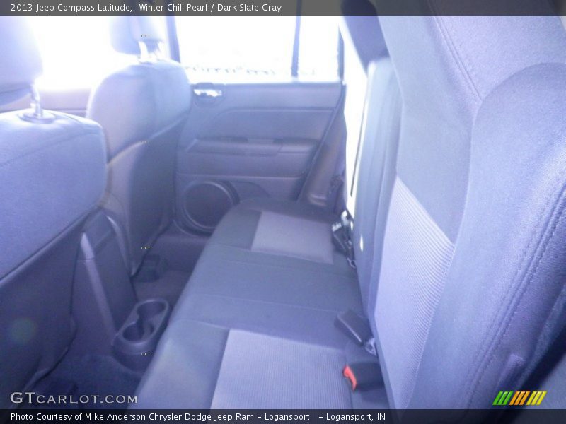Winter Chill Pearl / Dark Slate Gray 2013 Jeep Compass Latitude