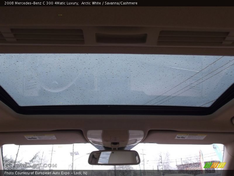 Arctic White / Savanna/Cashmere 2008 Mercedes-Benz C 300 4Matic Luxury