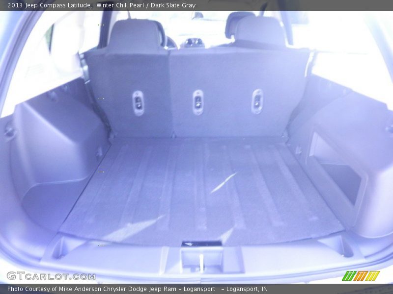 Winter Chill Pearl / Dark Slate Gray 2013 Jeep Compass Latitude