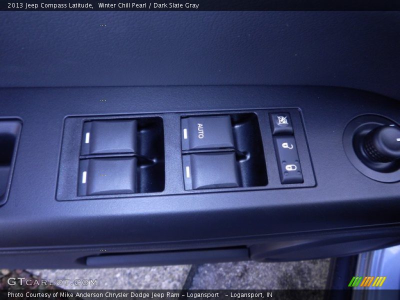 Winter Chill Pearl / Dark Slate Gray 2013 Jeep Compass Latitude