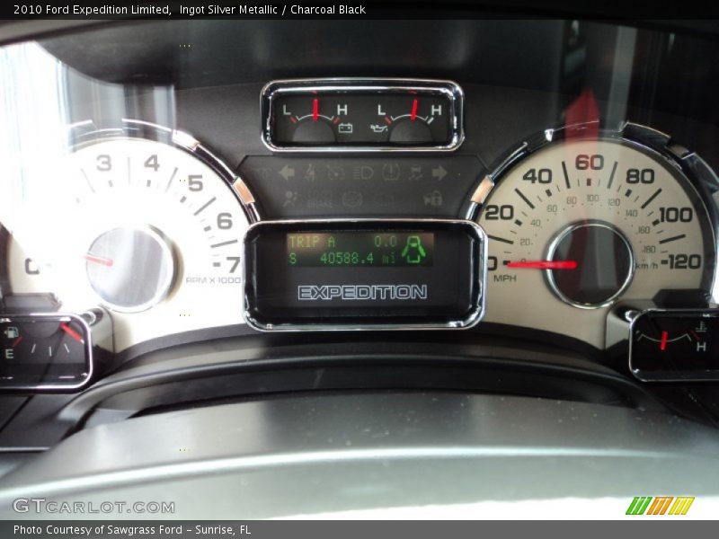 Ingot Silver Metallic / Charcoal Black 2010 Ford Expedition Limited