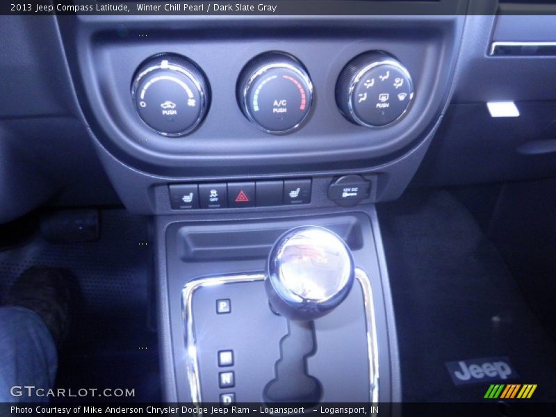 Winter Chill Pearl / Dark Slate Gray 2013 Jeep Compass Latitude