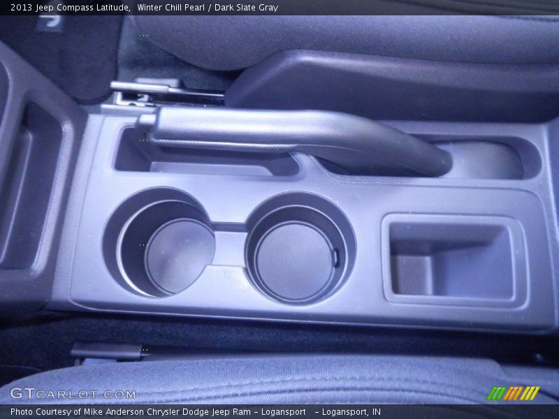 Winter Chill Pearl / Dark Slate Gray 2013 Jeep Compass Latitude