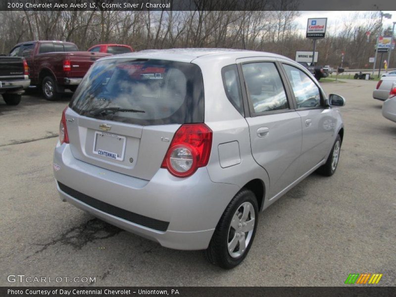 Cosmic Silver / Charcoal 2009 Chevrolet Aveo Aveo5 LS
