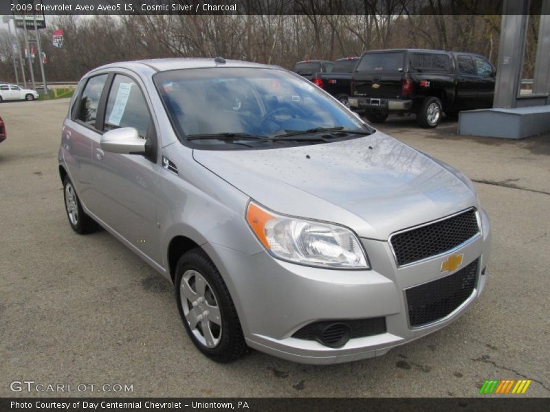 Cosmic Silver / Charcoal 2009 Chevrolet Aveo Aveo5 LS