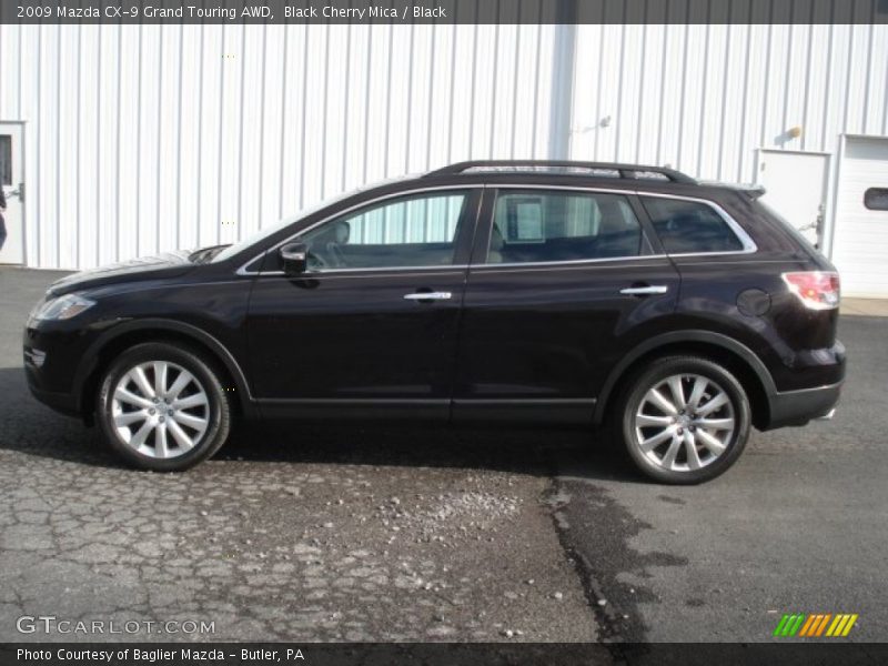 Black Cherry Mica / Black 2009 Mazda CX-9 Grand Touring AWD