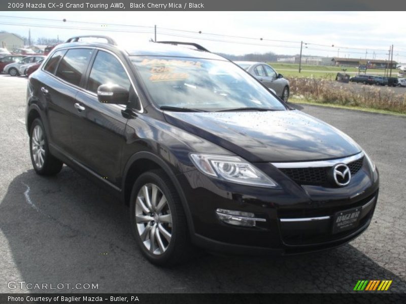 Black Cherry Mica / Black 2009 Mazda CX-9 Grand Touring AWD